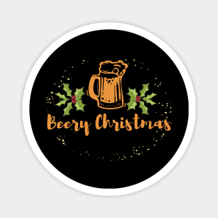 Beery Christmas Magnet